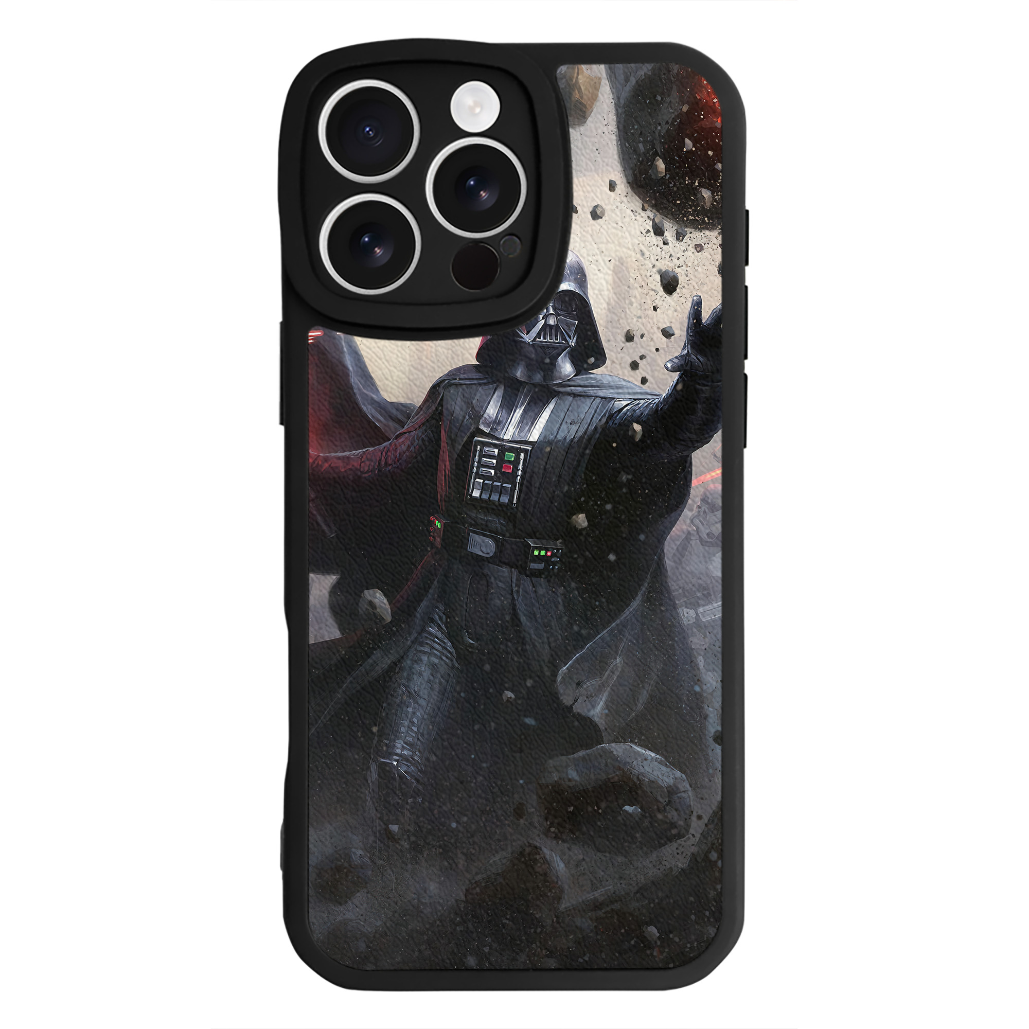 （画像用） スター・ウォーズ Star Wars 【iPhone 16シリーズ対応】シリコンスマホケース（レザー調） 材質：シリコン